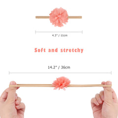 AQOKKA mini rose flower headband adds a sweet touch to newborn photo sessions.