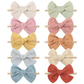 AQOKKA baby headband with rose crown for newborn photo shoots