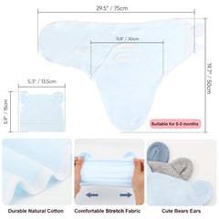 AQOKKA breathable natural cotton material keeps baby comfortable and cool