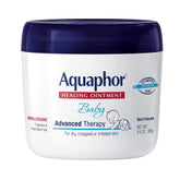 Aquaphor Baby Healing Ointment jar front view for all-in-one skin care