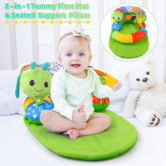 ARANEE dangling toys engage eyes and hands during playtime.