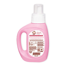Arau Baby Laundry Soap label close-up highlights a plant-based formula.