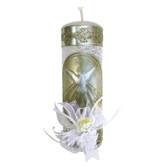 Arcángeles Mexicanos baptism candle set candle symbolizes light for the baptism rite