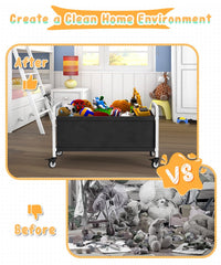 Ardier 80L toy box oxford bag closeup highlighting durable fabric