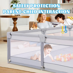Arejonner baby playpen side view showing spacious enclosure