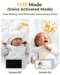 ARENTI Upgraded Baby Monitor provides 2-way audio for in-room communication.