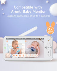 ARENTI Wi-Fi connectivity lets you view feeds on multiple devices.