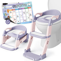 Argenens 3-in-1 potty seat with foldable design for storage.