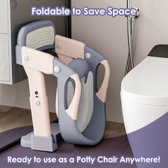 Argenens adjustable-height potty seat adapts as your child grows.