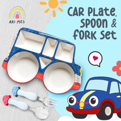 Brand ARI MES BPA-free melamine plate close-up for durability