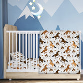 ARIGHTEX Horse comforter for toddler bedding showing soft microfiber feel