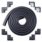 ARINBEB Foam Corner Protector highlights the fireplace edge with soft cushioning for toddlers.