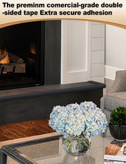 ARINBEB no-formaldehyde material keeps living spaces healthier without compromising protection around hearths.