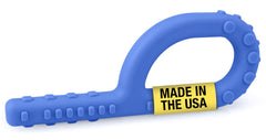 ARK Textured Grabber XXT chew in royal blue for sensory calm on the go.