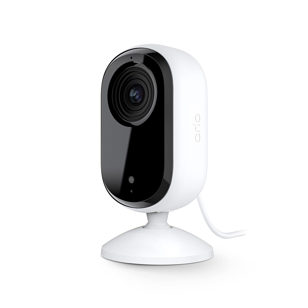 Arlo Essential Indoor Camera 2K resolution for detailed home monitoring