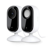 Arlo Essential Indoor Camera 2K offers clear 2K footage for home monitoring.