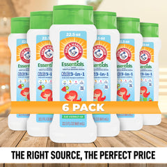 Creamy foamy lather from Arm & Hammer 3-in-1 kids body wash ready for bath