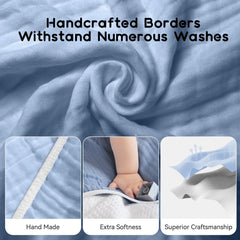 Arnzion hooded towel airbag weave shows quick moisture absorption after bath.