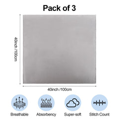 Arnzion muslin swaddle blanket used as a nursing cover on the go