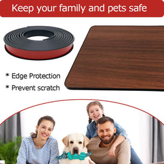 Aroilder edge band TPE material closeup highlighting durability and flexibility.