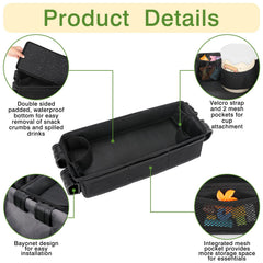 AROUY waterproof faux leather side cleans easily after park spills.