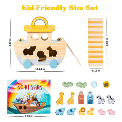Arristone Noah's Ark toy ladder encourages interactive exploration.