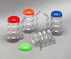 Arrow Plastic Sip A Mug: clear 14 oz cup with built-in straw for spill-free sipping