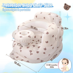 Arscniek seat tray with toy holder supports feeding or play.