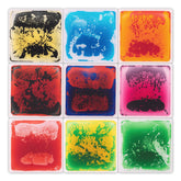 Art3d Liquid Fusion Tiles with colorful swirls for engaging floor play