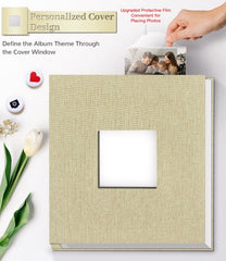 Artfeel photo album inside pages showing versatile, reusable layouts for different photo sizes.