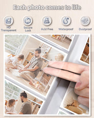 Artfeel photo album linen cover offers durable, soft texture and timeless style
