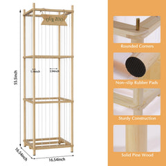 Artgeeker large stuffed-animal-storage-corner demonstrates spacious organization for clutter-free rooms.