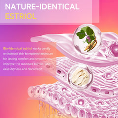 Arthcal Plant-based Estriol formula highlights plant-derived balance for sensitive skin.