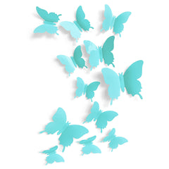Artivo cute blue butterfly wall decals large butterflies create a calm nursery ambiance.