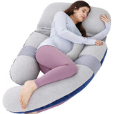 AS AWESLING 60in full body pillow with detachable side for maternity comfort