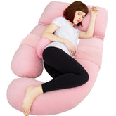 AS AWESLING full body pillow in C-shape with detachable side supports comfortable versatility.