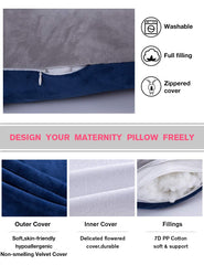 AS AWESLING grey-blue removable cover for easy cleaning and care.