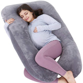 AS AWESLING pregnancy pillow offers full-body support for comfortable sleep during pregnancy.
