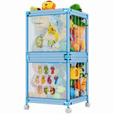 Asacbiiin stuffed animal storage zoo stand demonstrates sturdy, space-saving organization.