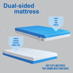 ASANEST removable cover in white and sky blue, easy to wash