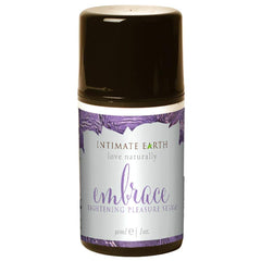 ASK GRANDPA GOURMET COFFEES Intimate Earth Embrace bottle close-up for daily tightening ritual
