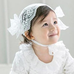 Asphinien baby lace headband bow style6 for comfortable daily wear and photo sessions.