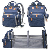Astro alan changing-station diaper bag for on-the-go diaper changes.