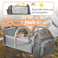 Astro alan changing station setup for quick diaper changes