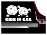 ASTUTE GRACE baby on board sticker on car door offers high visibility.