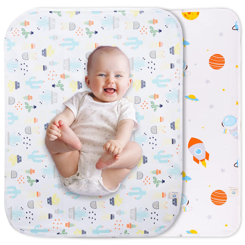 Asung baby changing pad waterproof large surface kept clean during diaper changes