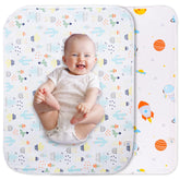 Asung baby changing pad waterproof large surface kept clean during diaper changes