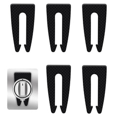 Atangee stove knob safety covers, front view, quick childproofing in minutes.