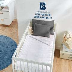 Atiksh Beddings 500-thread-count Egyptian cotton pillowcase for smooth, cozy sleep.