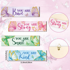 Atiloy wooden butterfly sign with inspirational quotes adds positive energy to a child’s bedroom.